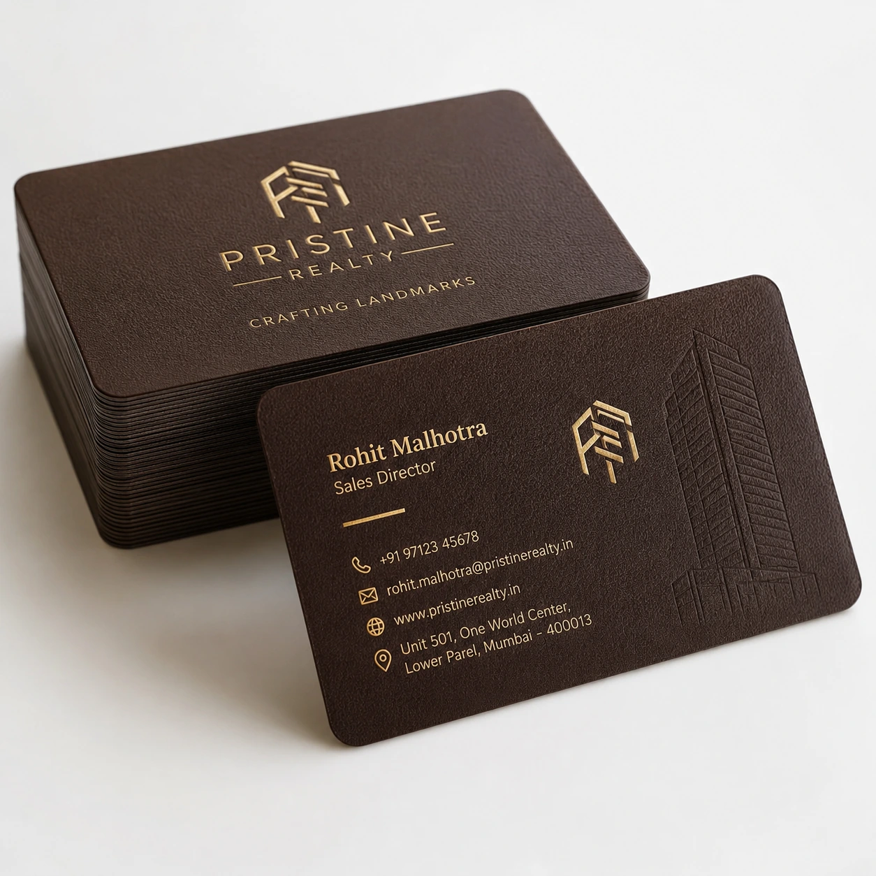 280 GSM Leather Card