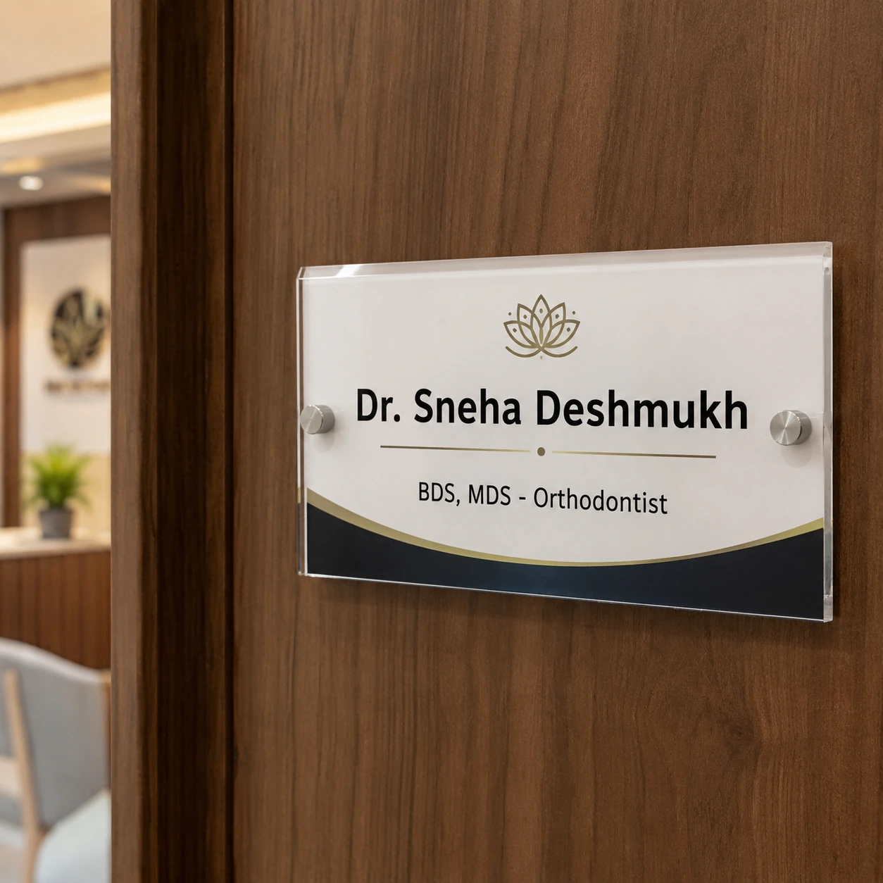 Acrylic Door Name Plates