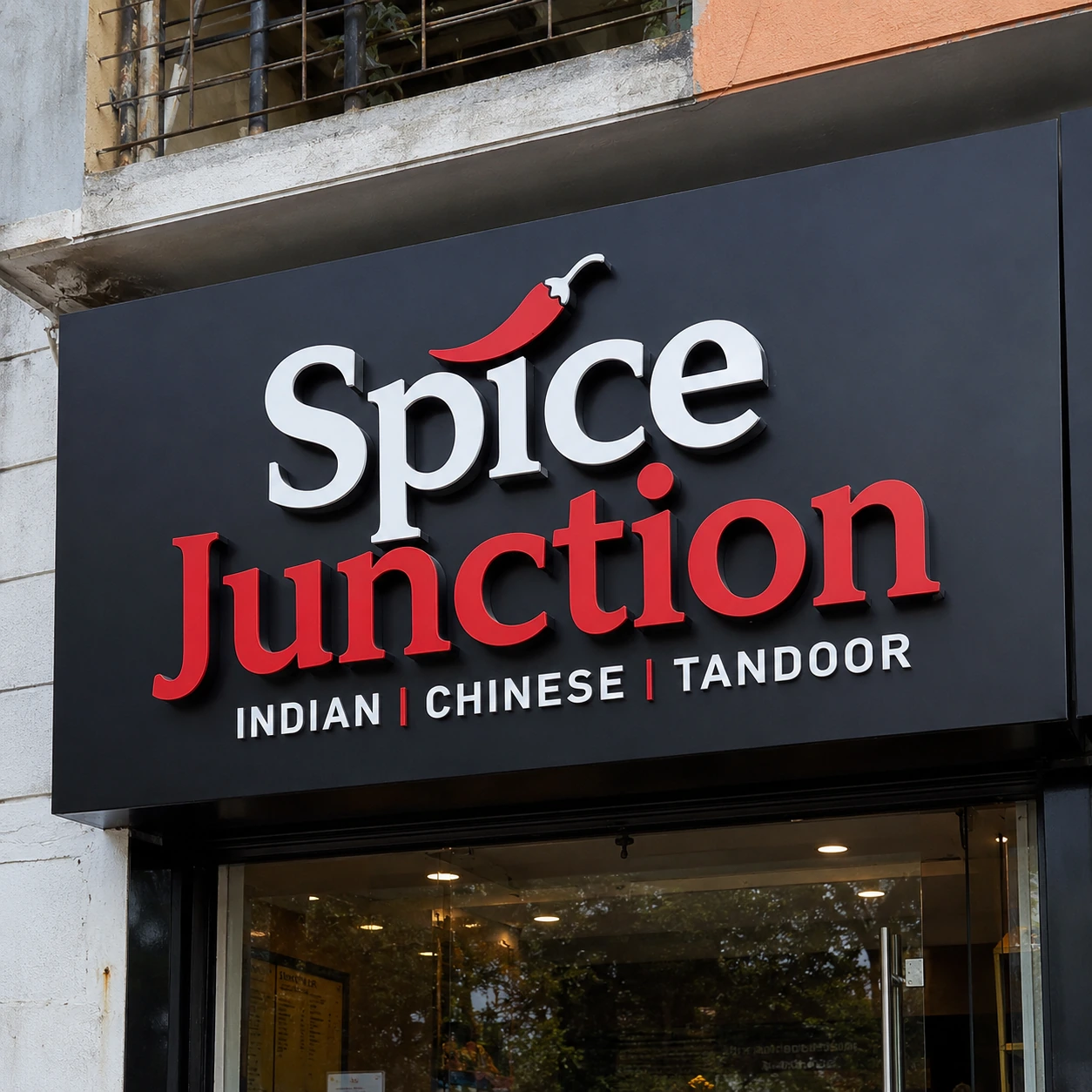 Aluminium IMP Profile Letter Black White Red