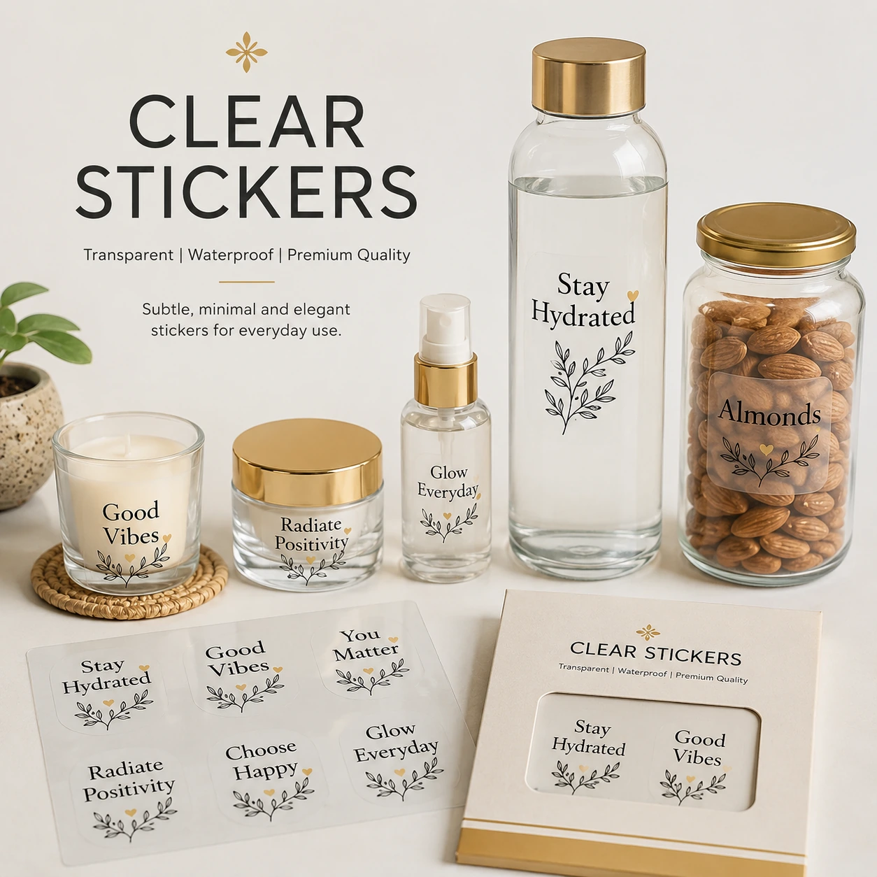 Clear Transparent Stickers