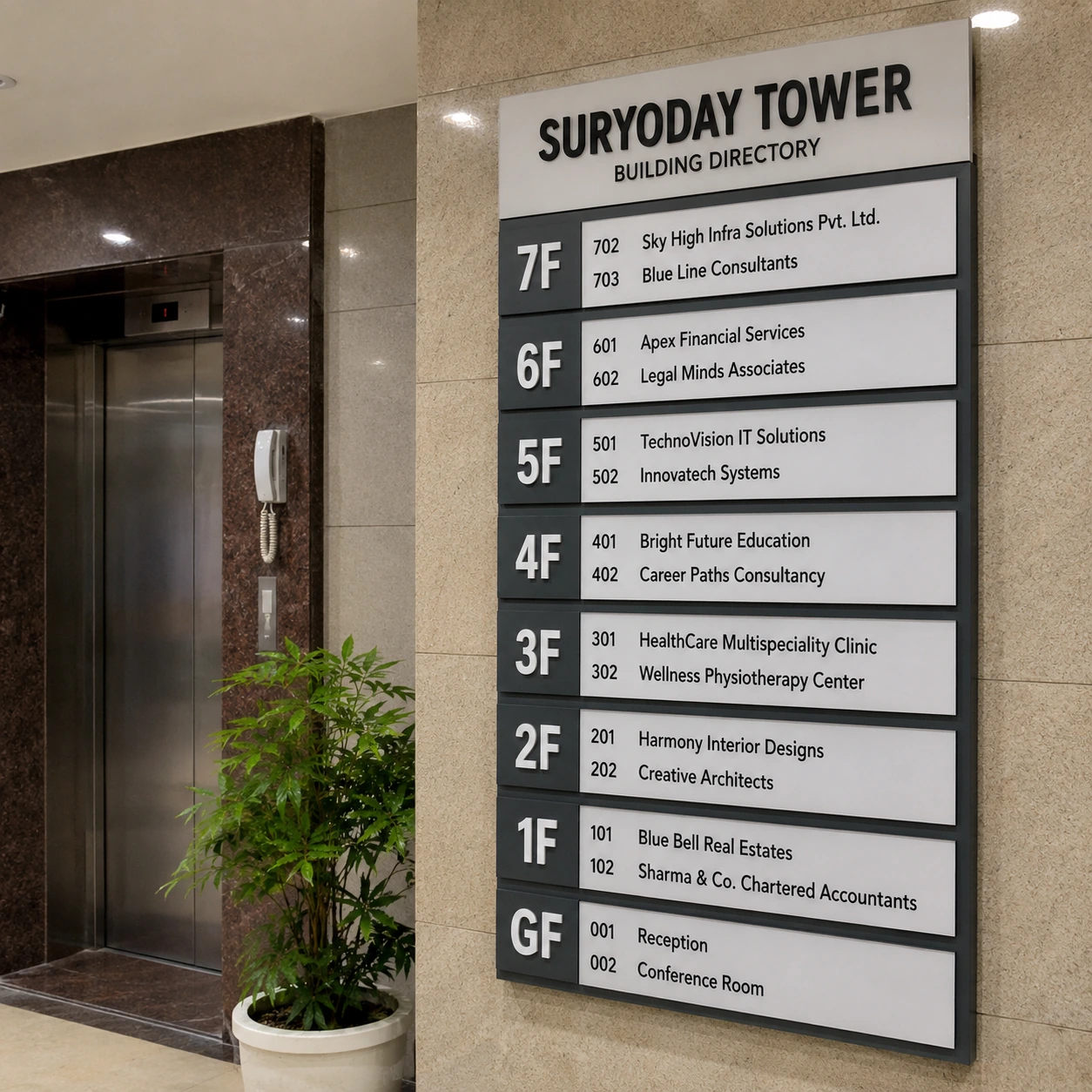 HD Building Directory Boards