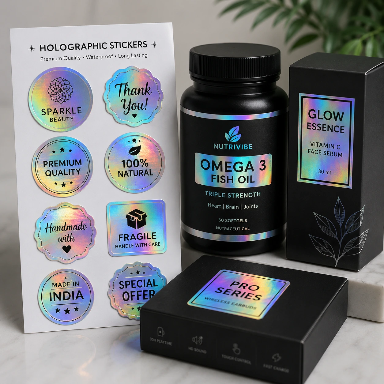 Holographic Stickers