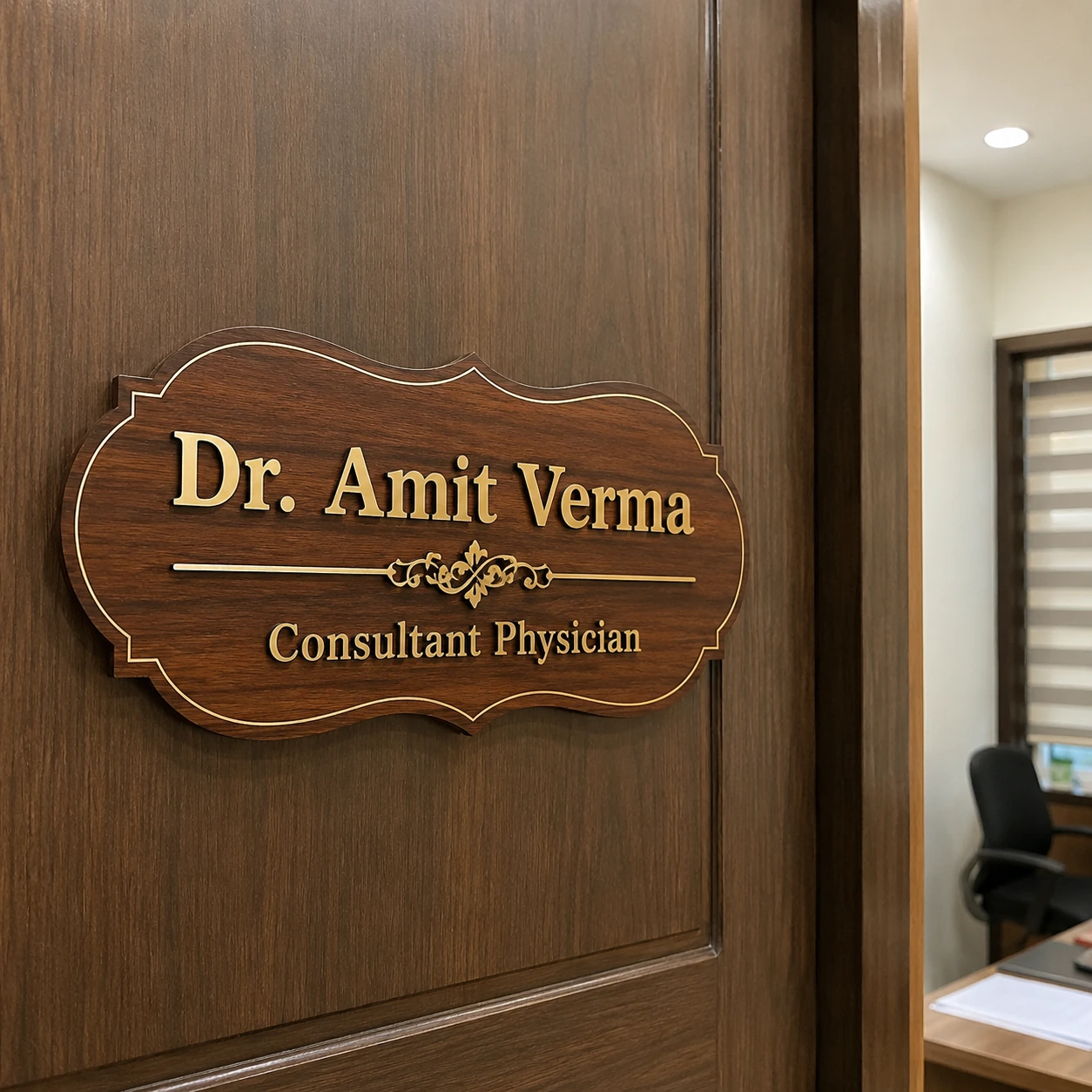 MDF Door Name Plates